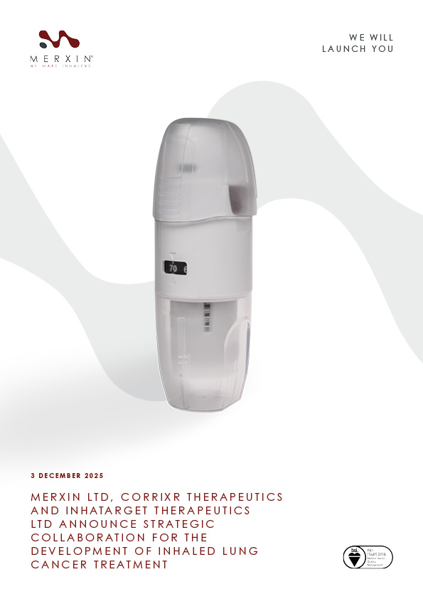 Merxin Ltd, CorriXR Therapeutics and InhaTarget Therapeutics Ltd Announce Strategic Collaboration for the Development of Inhaled Lung Cancer Treatment