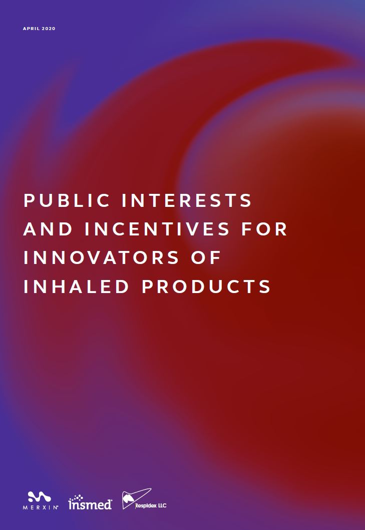 Public Interests and Incentives for innovators of Inhaled Products