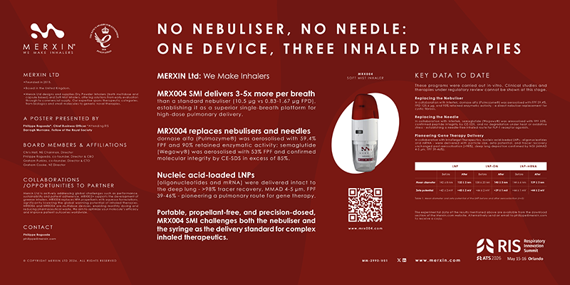 ATS 2026 Poster - No Nebuliser, No Needle: One Device, Three Inhaled Therapies