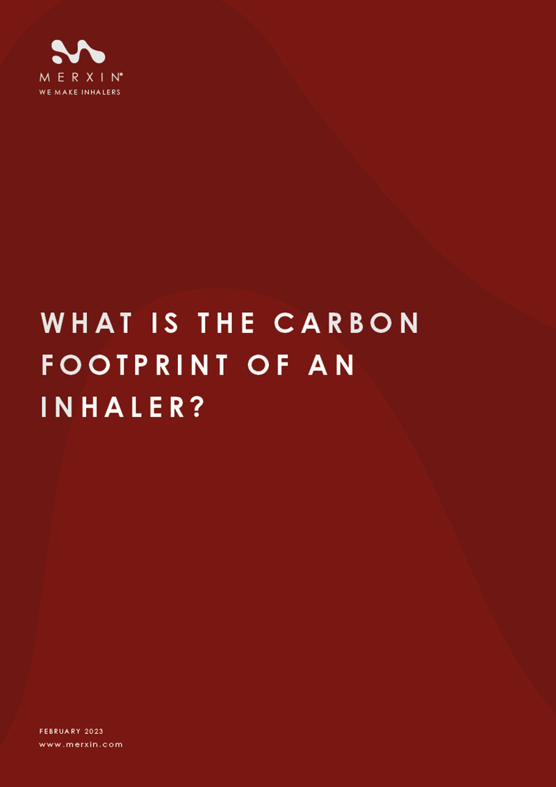 What is the carbon footprint of an inhaler?