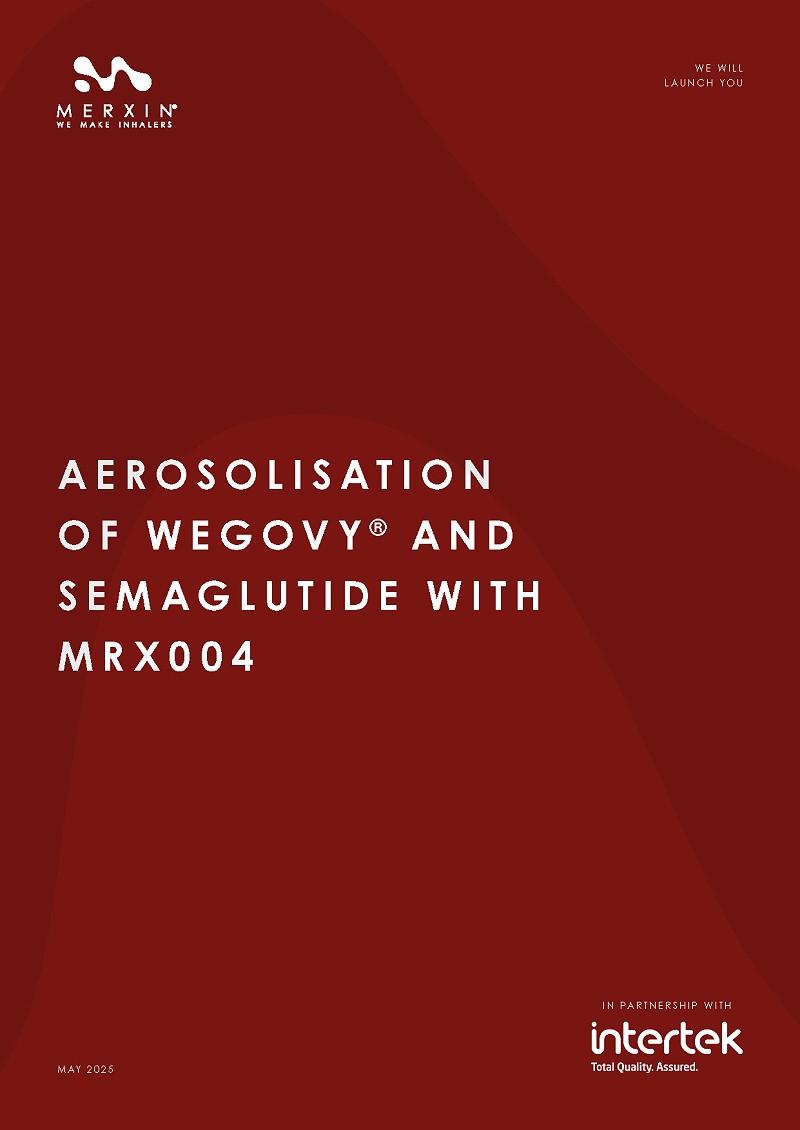 Aerosolisation of Wegovy® and Semaglutide with MRX004